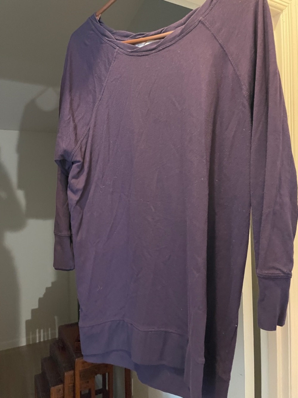 Christopher & Banks Purple Crewneck Sweater